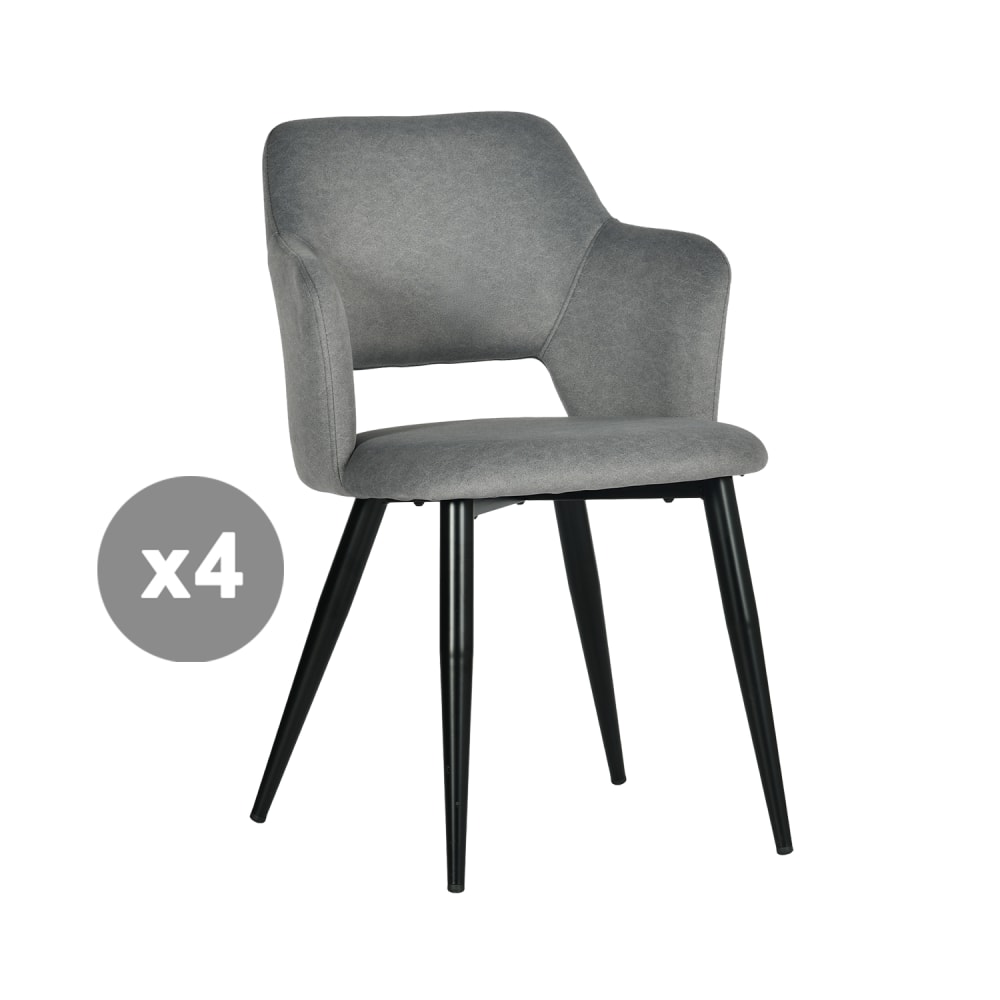 Lot de 4 chaises salle