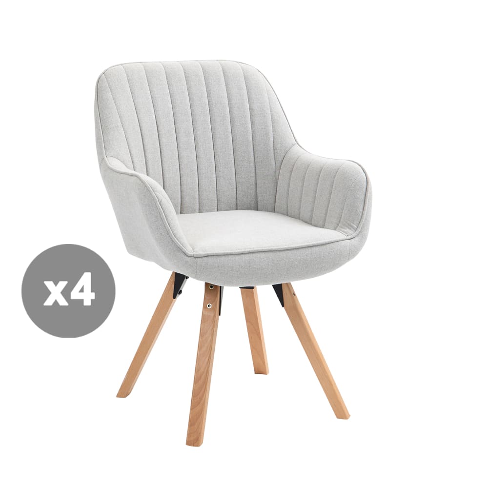 Lot 4 chaises salle