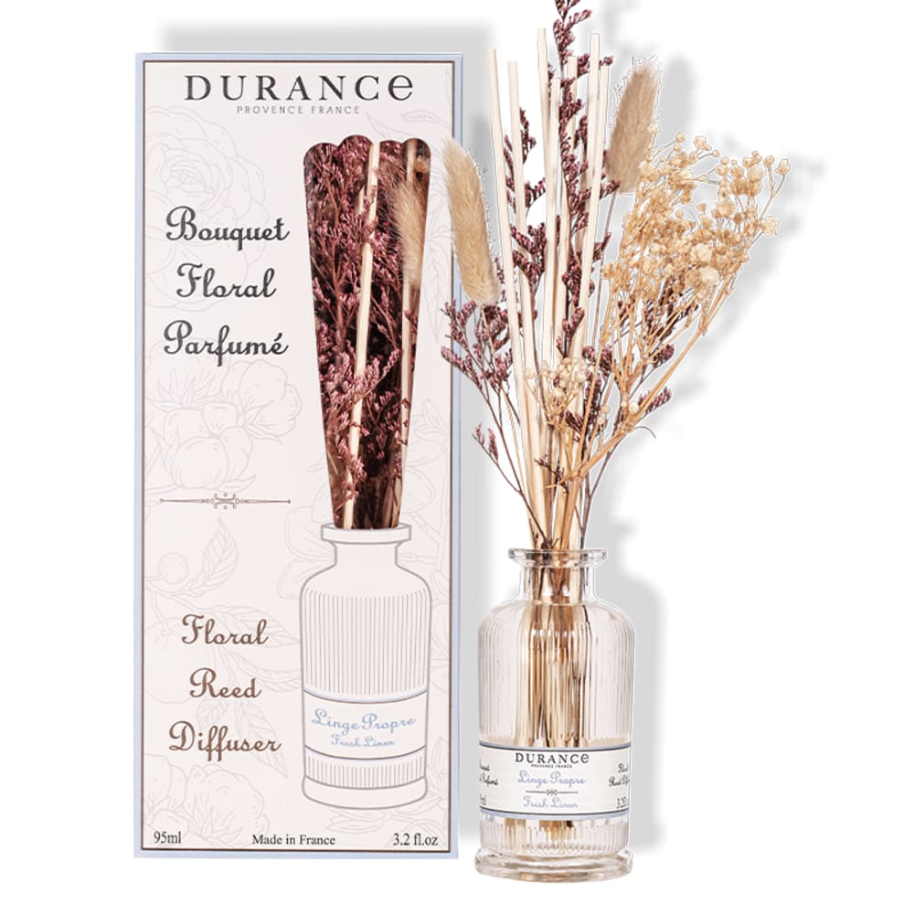 Diffuseur fleurs séchées linge propre