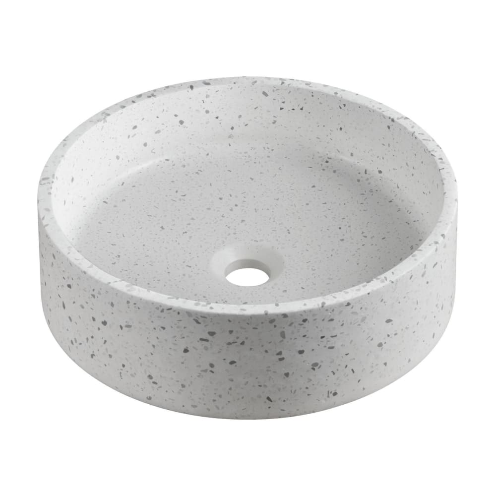 Vasque à poser ronde en terrazzo 38cm