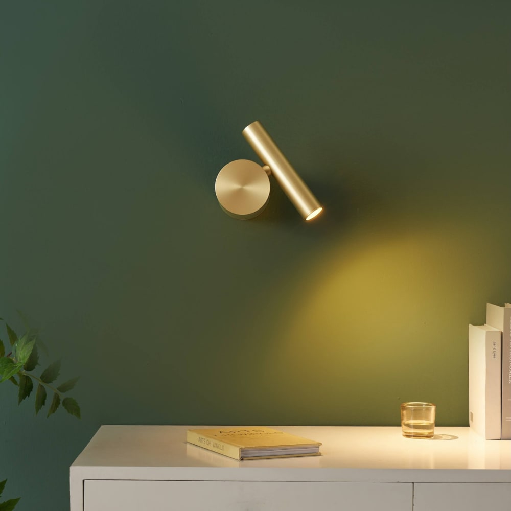 Wandleuchte aus Aluminium 10 cm, Gold - Maisons Du Monde