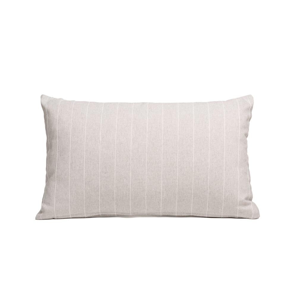 Gamusi 2er-Set Kissenbezüge aus Baumwolle mit Struktur, Grau 50x30 cm style landhaus Grau Öko-Tex Zertifikat Baumwolle