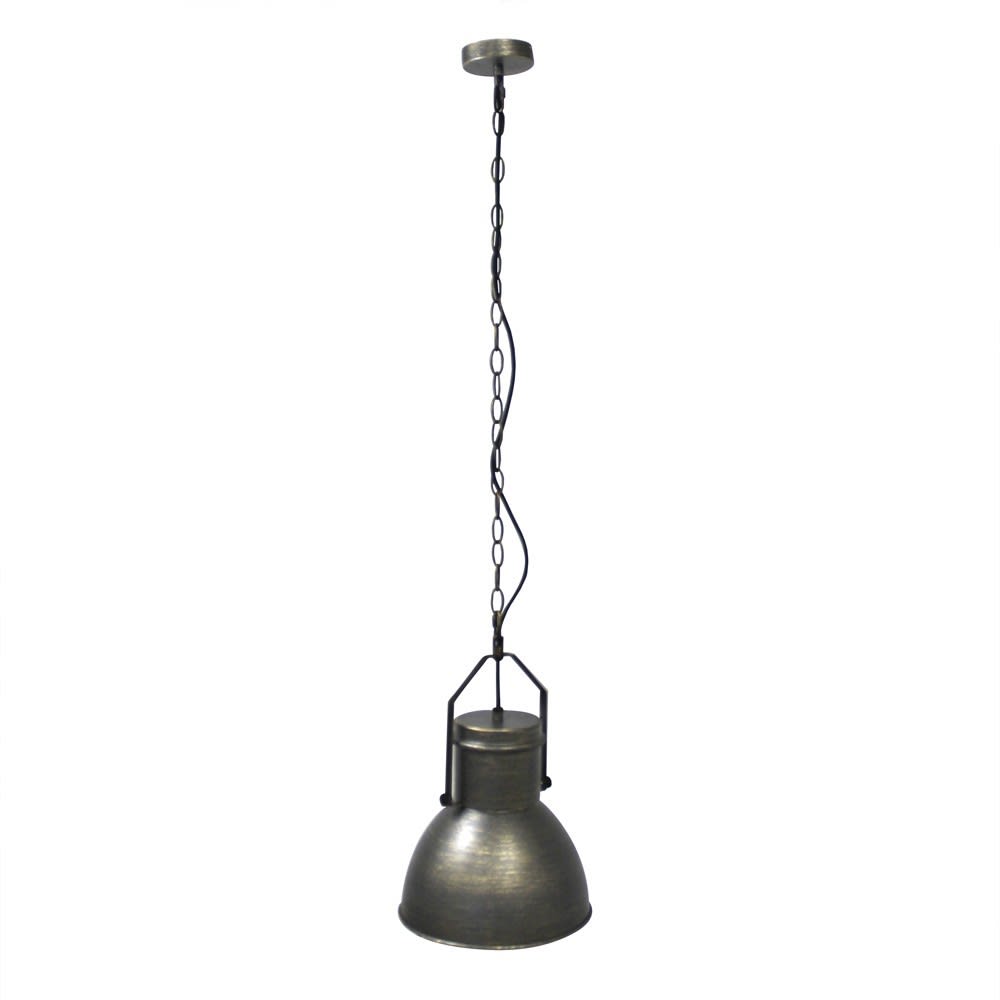 Suspension style vintage en forme de cloche noire