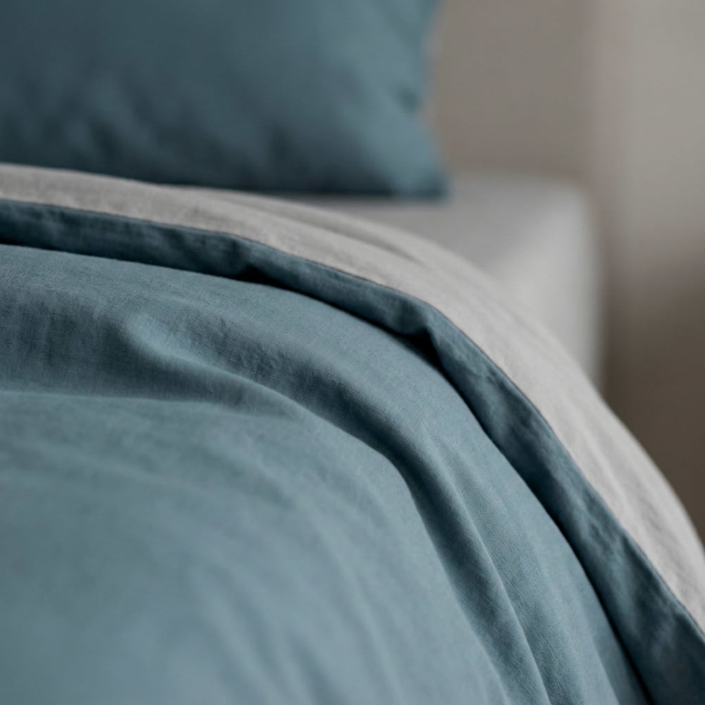 Housse de couette revérsible en 100% coton 240x220 cm + 2(50x85) cm — vue 4