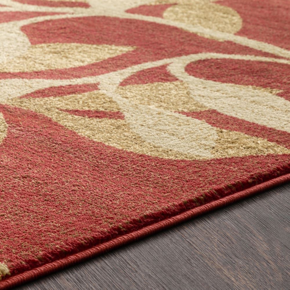 Tapis bohème traditionnel bordeaux 200x290 — vue 4