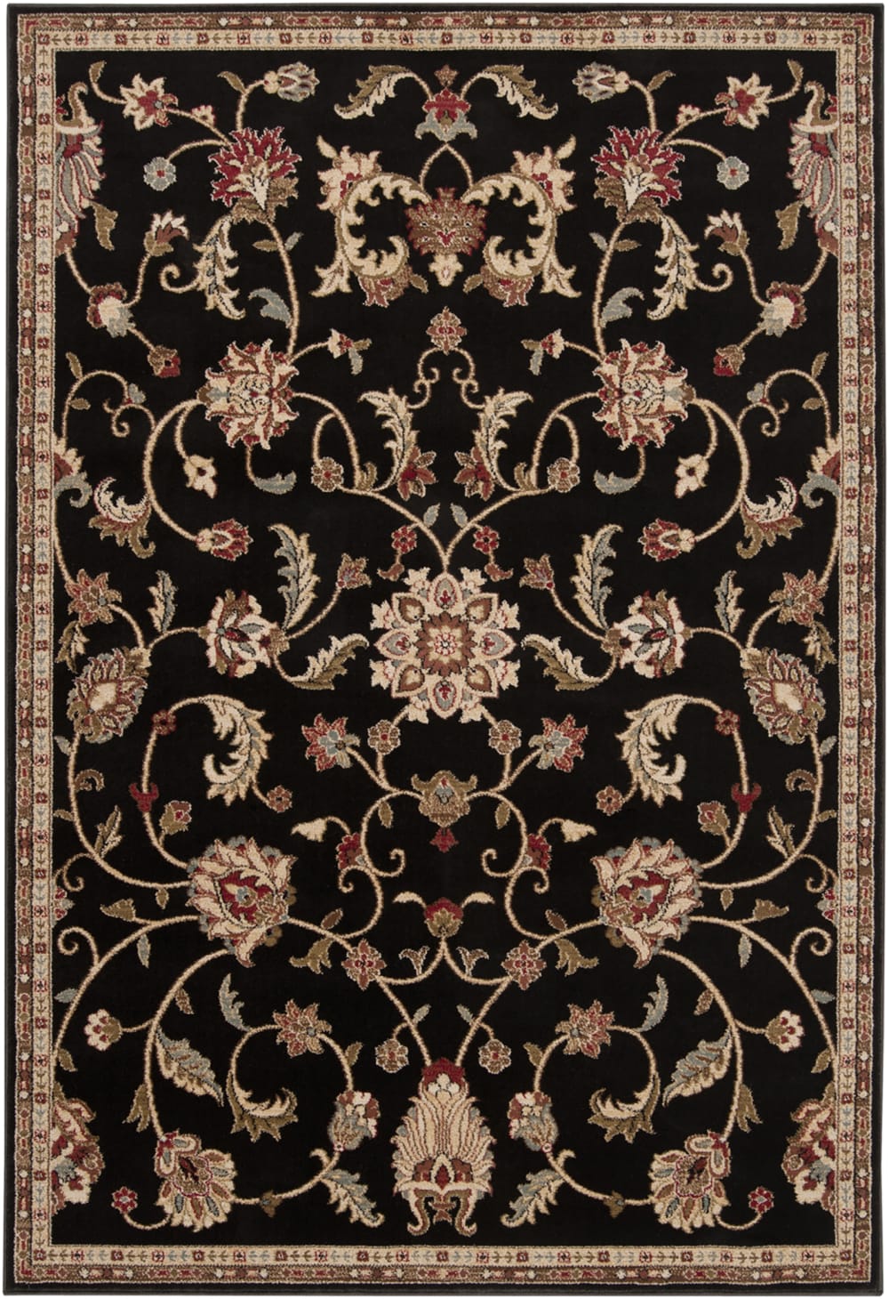 Tapis Bohème Traditionnel Noir 160x230
