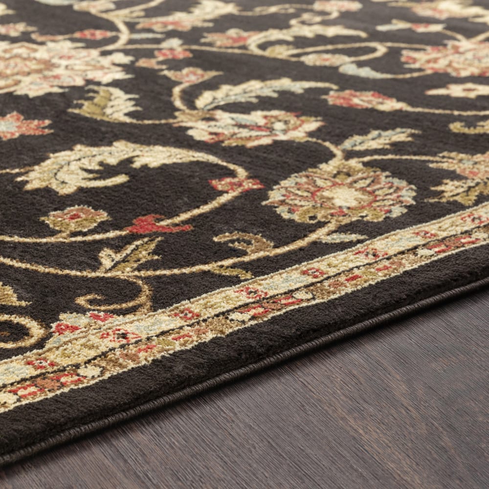 Tapis bohème traditionnel noir 200x290 — vue 4
