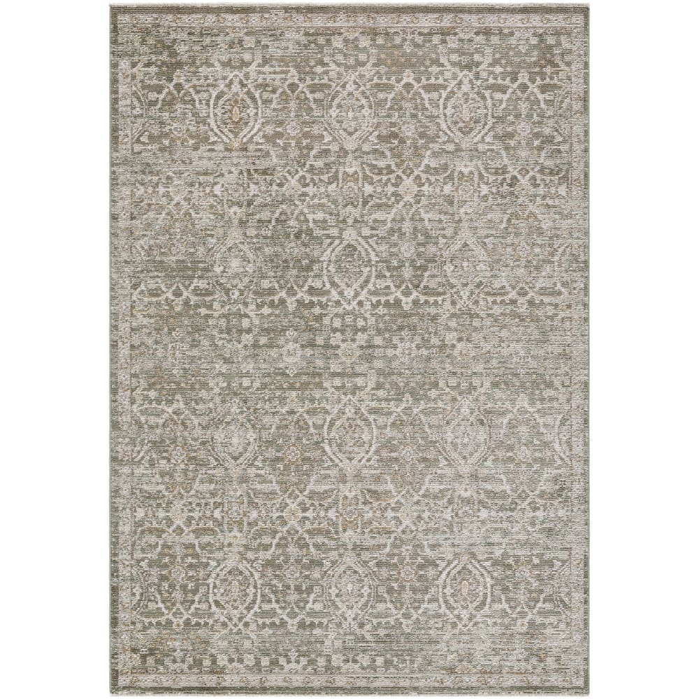 Galey Alix x Livabliss Tapis Vintage Oriental Olive/Marron 160x230