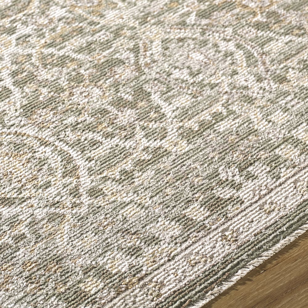 Galey alix x livabliss tapis vintage oriental olive/marron 160x230 — vue 4