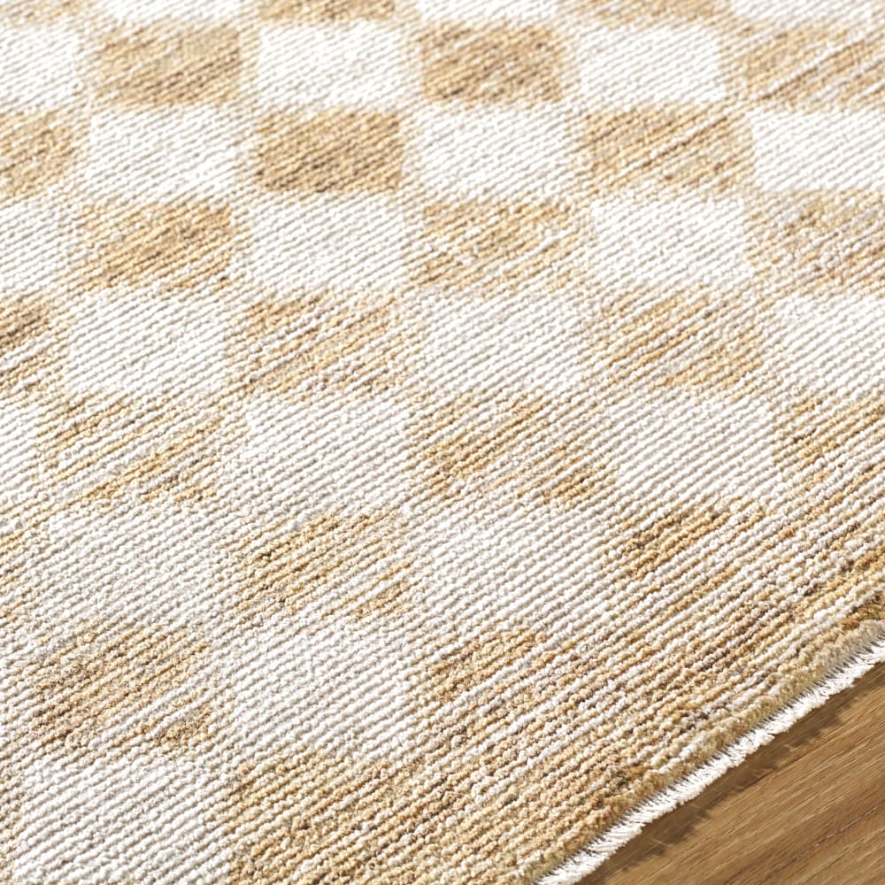Galey alix x livabliss tapis géométrique taupe/moutarde 160x230 — vue 4
