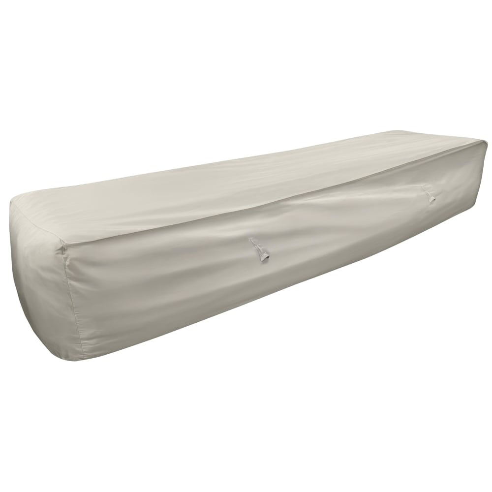 Housse de salon de jardin 2 fauteuil d'angle et 2 chauffeuses beige