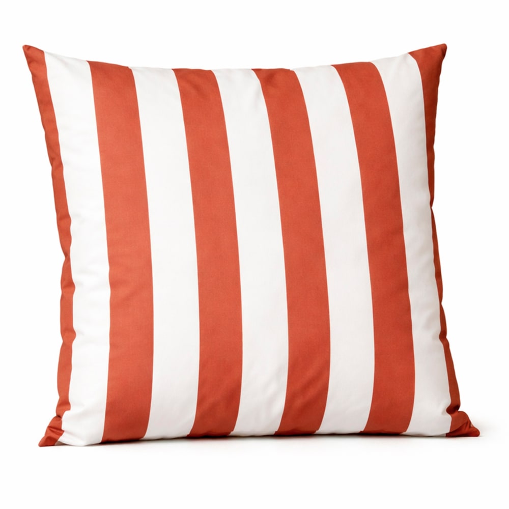 Coussin imperméable déhoussable à rayures arcachon polyester