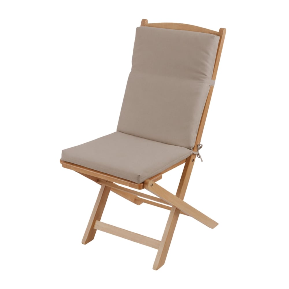 Coussin de chaise extérieur assise et dossier minorque polyester lin