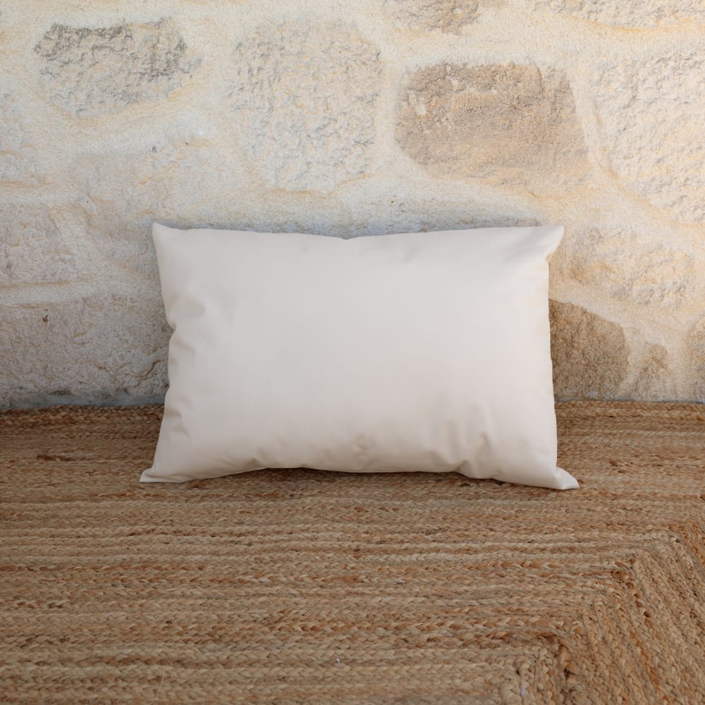 Coussin extérieur imperméable et déhoussable minorque polyester ecru - Maisons du Monde