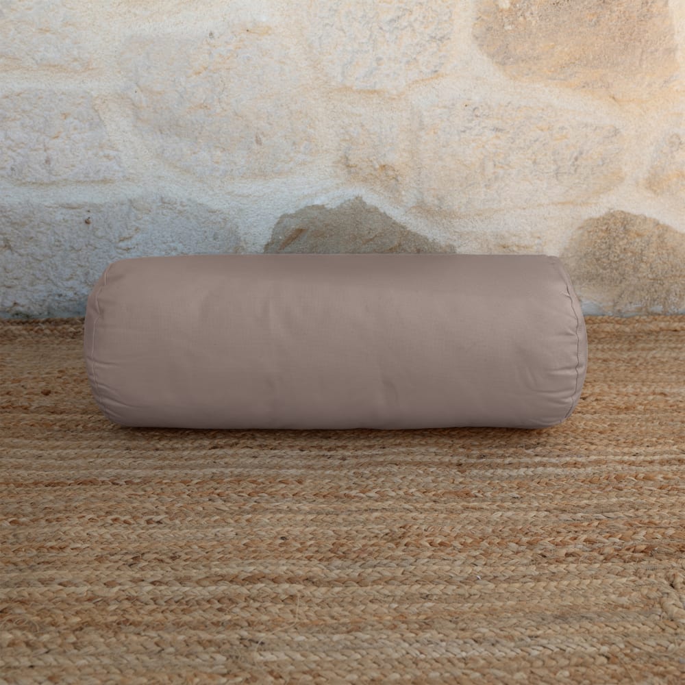 Traversin extérieur imperméable et déhoussable minorque polyester lin - Maisons du Monde