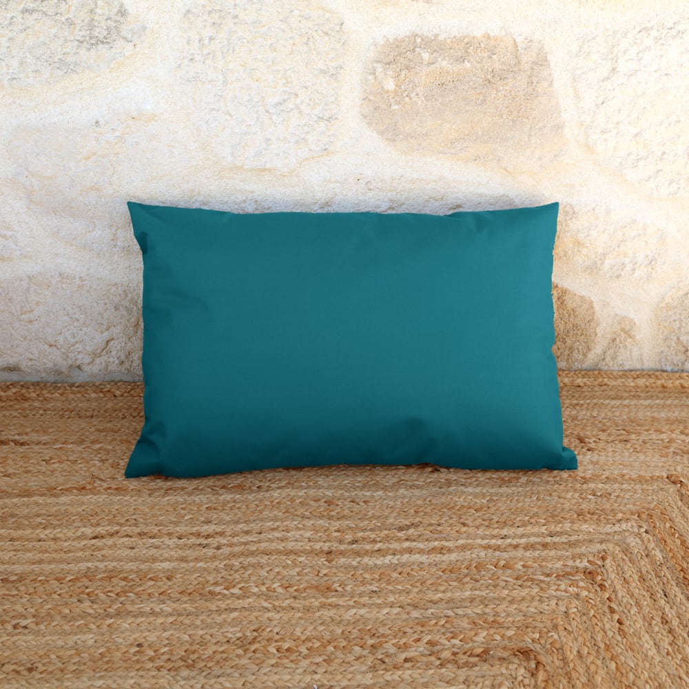 Coussin extérieur imperméable et déhoussable minorque polyester bleu - Maisons du Monde