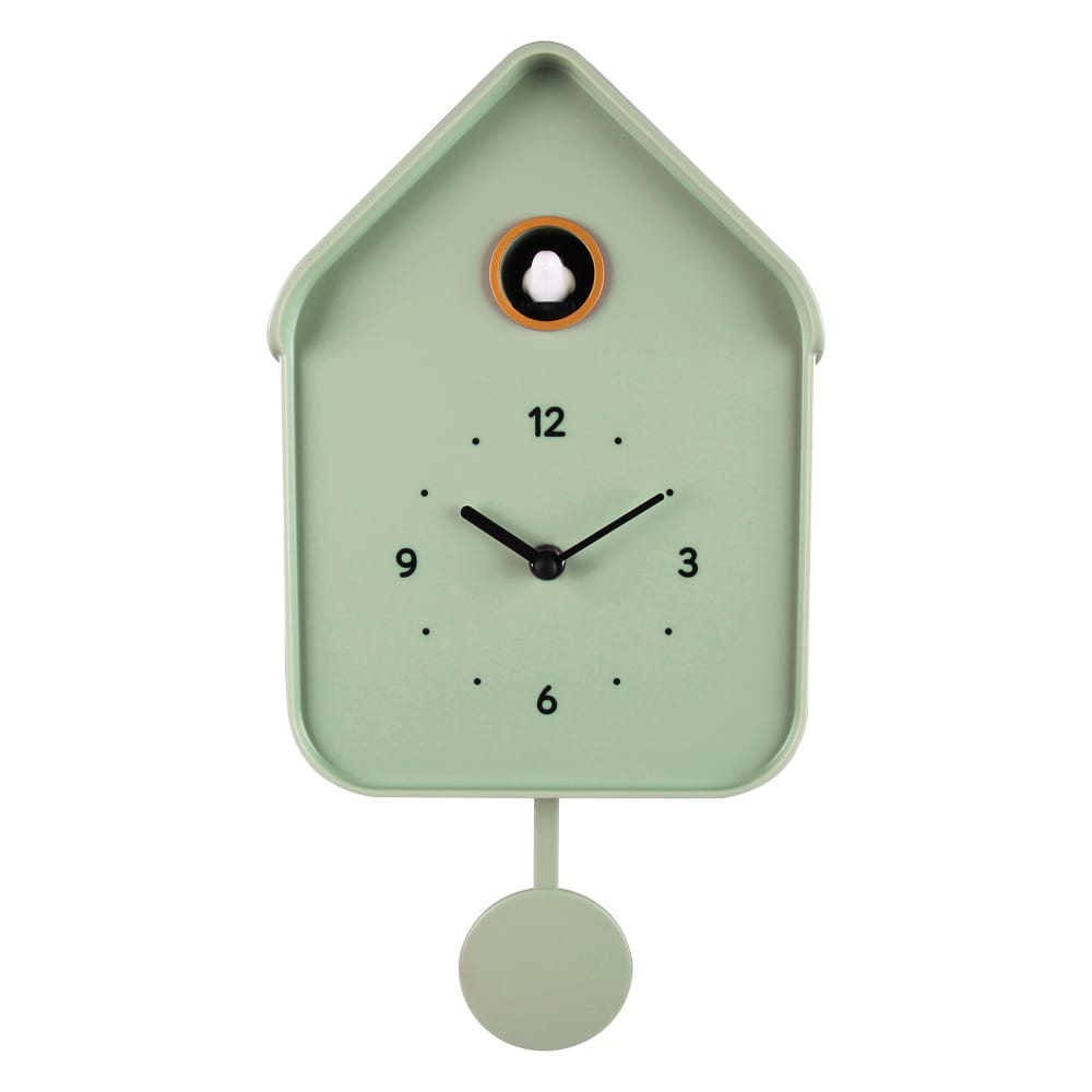 Horloge coucou vert 20.6x39cm — Beyit
