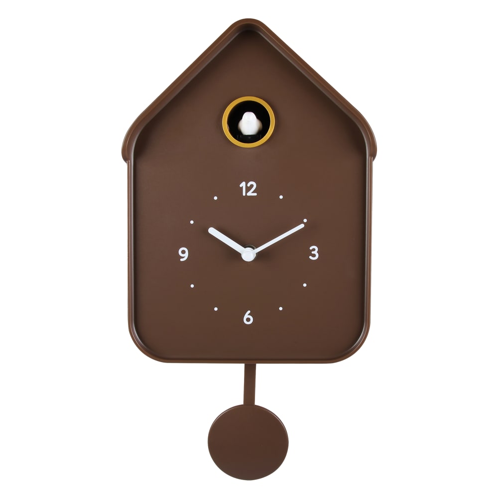 Horloge coucou chocolat 20.6x39cm — Beyit