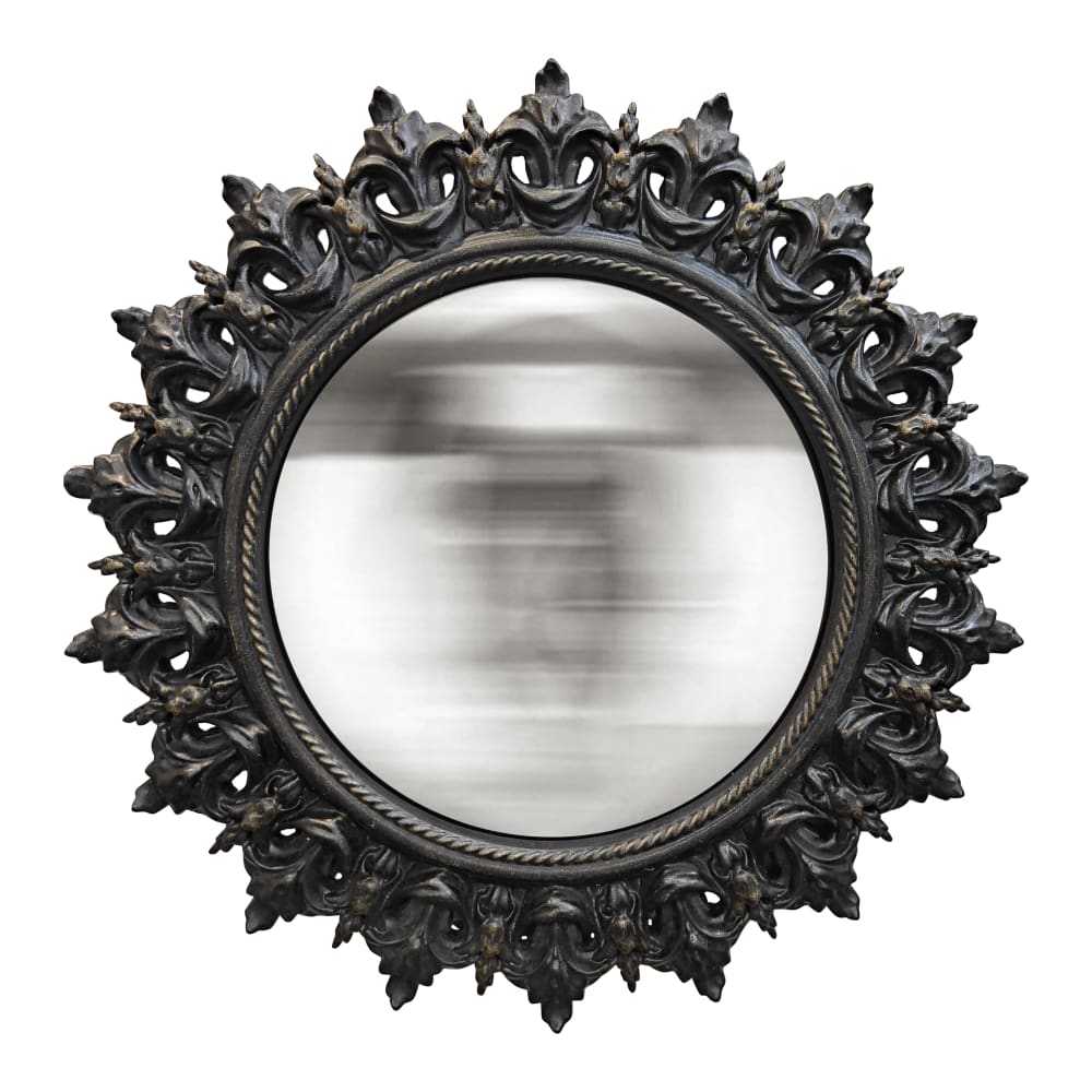 Miroir convexe noir épis 21.3cm