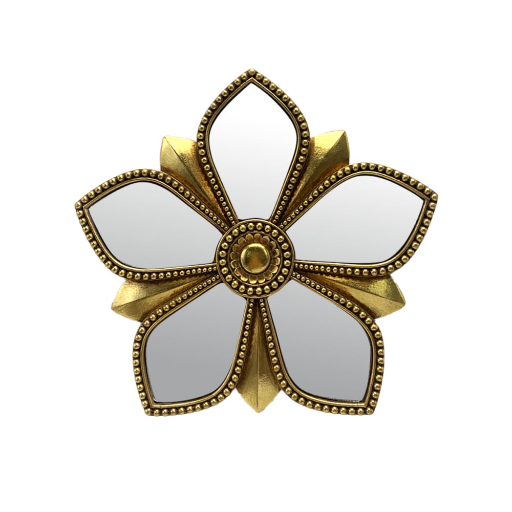 Déco murale fleur miroir 20.5cm