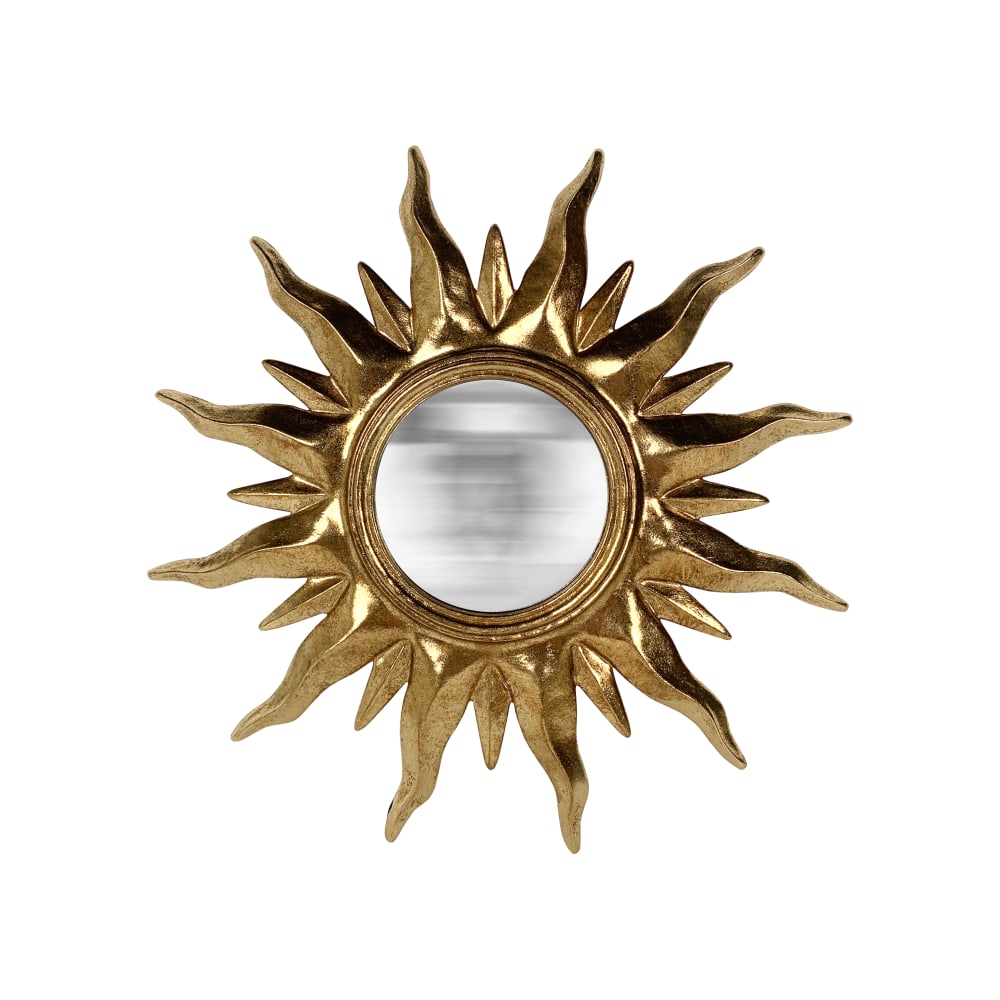 Miroir convexe soleil doré 31cm