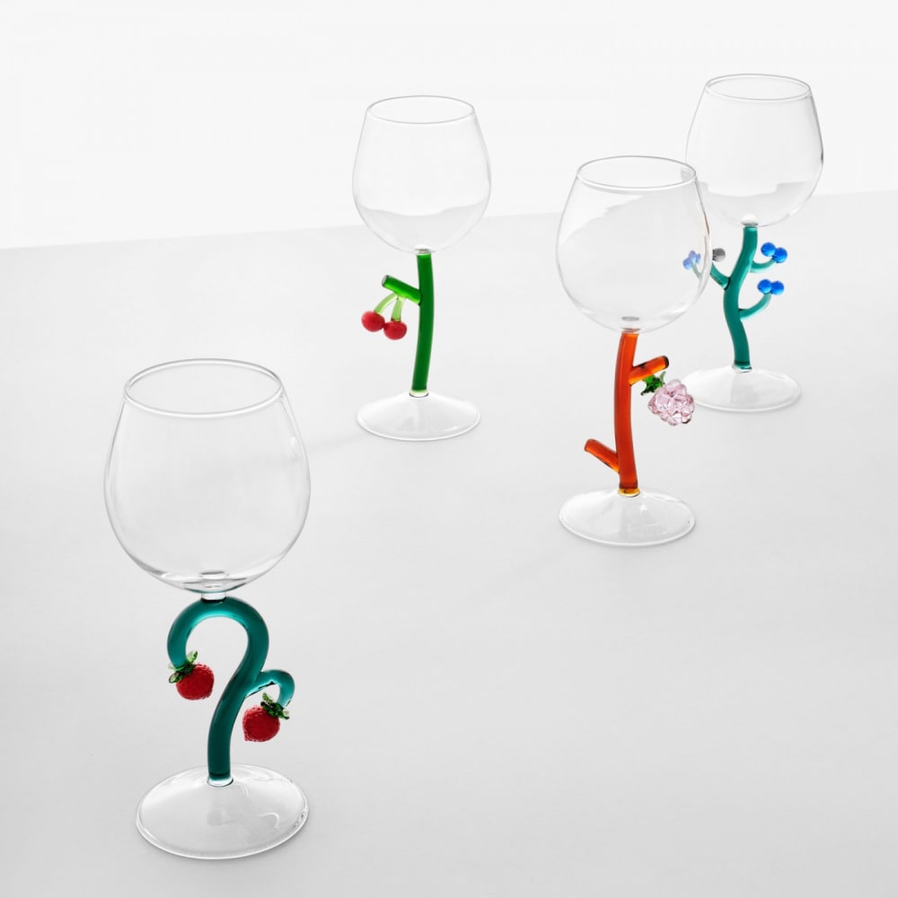 Verre à pied myrtille Transparente - Maisons du Monde