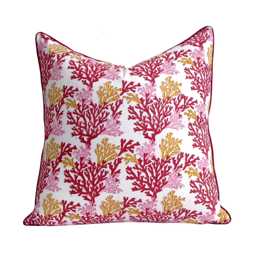 Housse de coussin imprimé