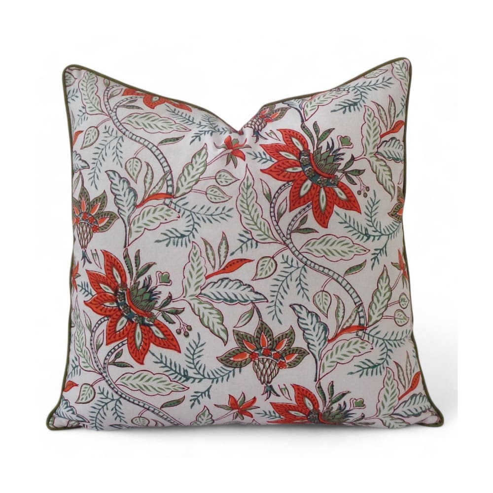 Housse de coussin imprimé