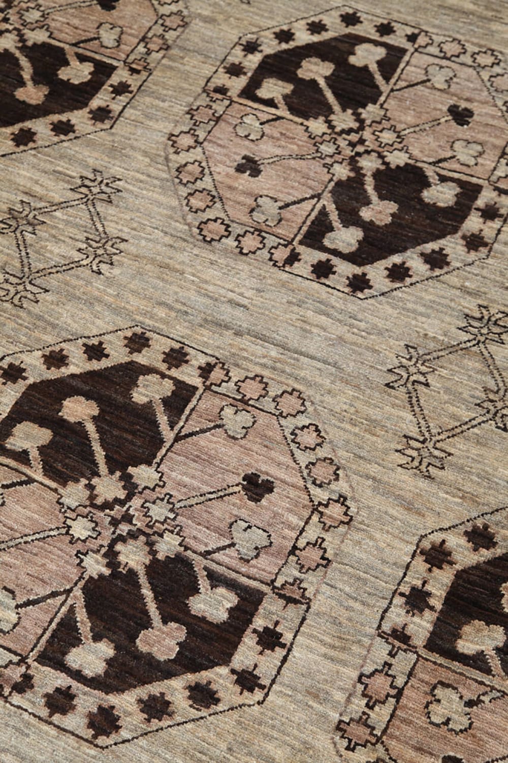 Orientalischer handgeknüpfter Teppich aus bunter Wolle 279x176 cm
