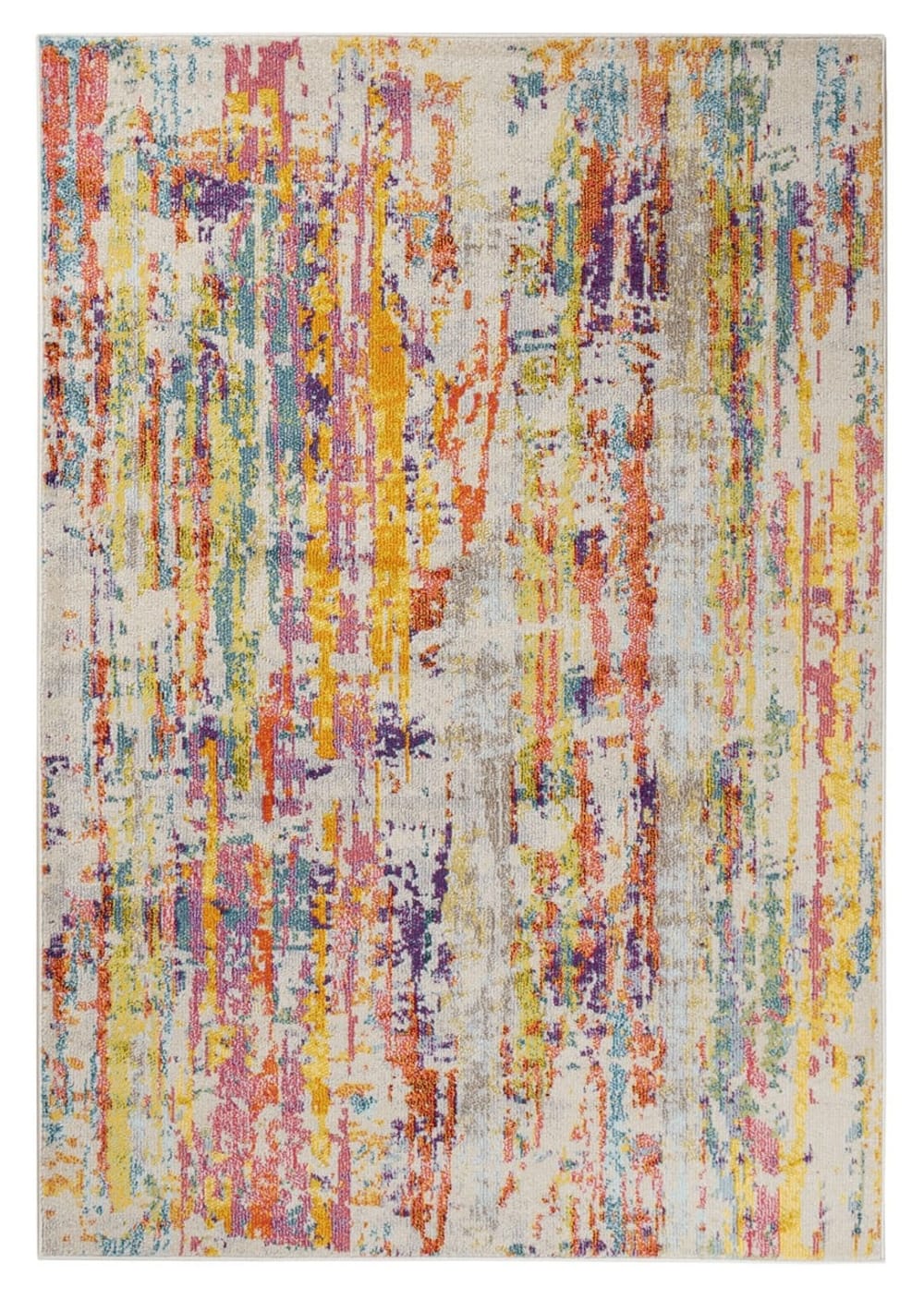 Carpet Living Teppich Modern Abstrakt Mehrfarbig 230x160 cm Mehrfarbig Pes - Polyester
