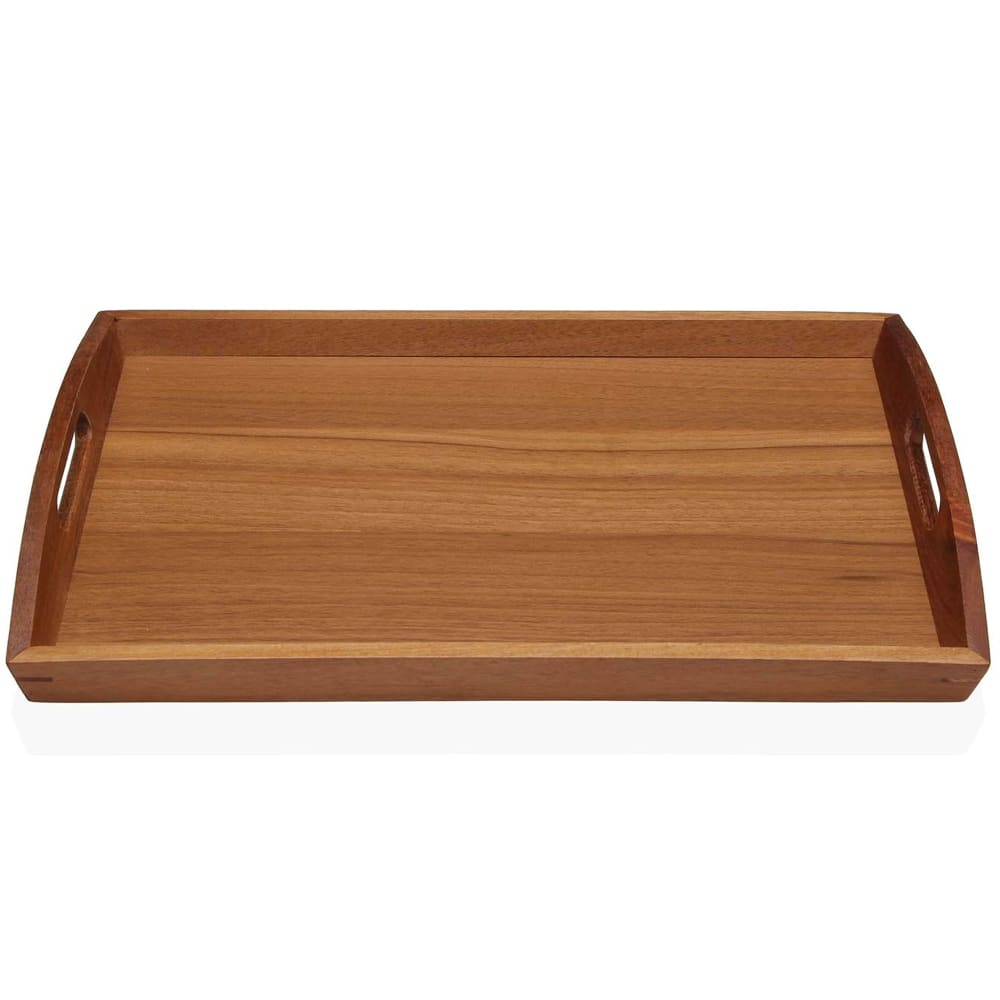 Plateau de service en bois d'acacia 42x29x5cm Plateau de service en bois d'acacia 42x29x5cm