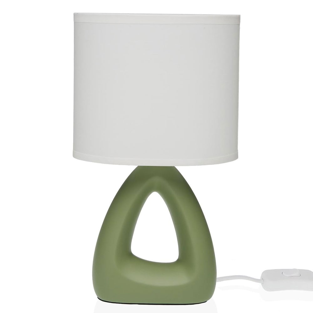 Lampe à poser en céramique verte 17x10x30cm