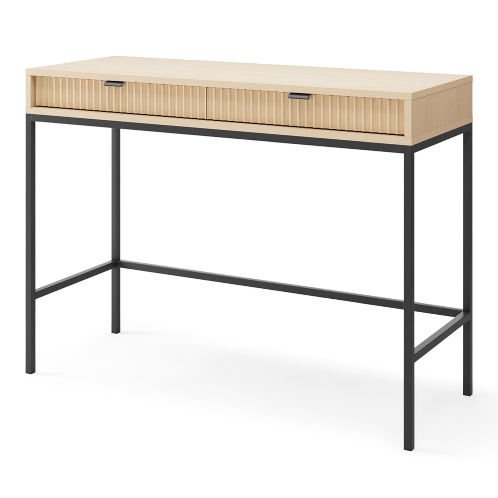 Selsey Schminktisch mit Schublade, Eiche Vicenza Optik, 104 cm style modern Beige Spanplatte