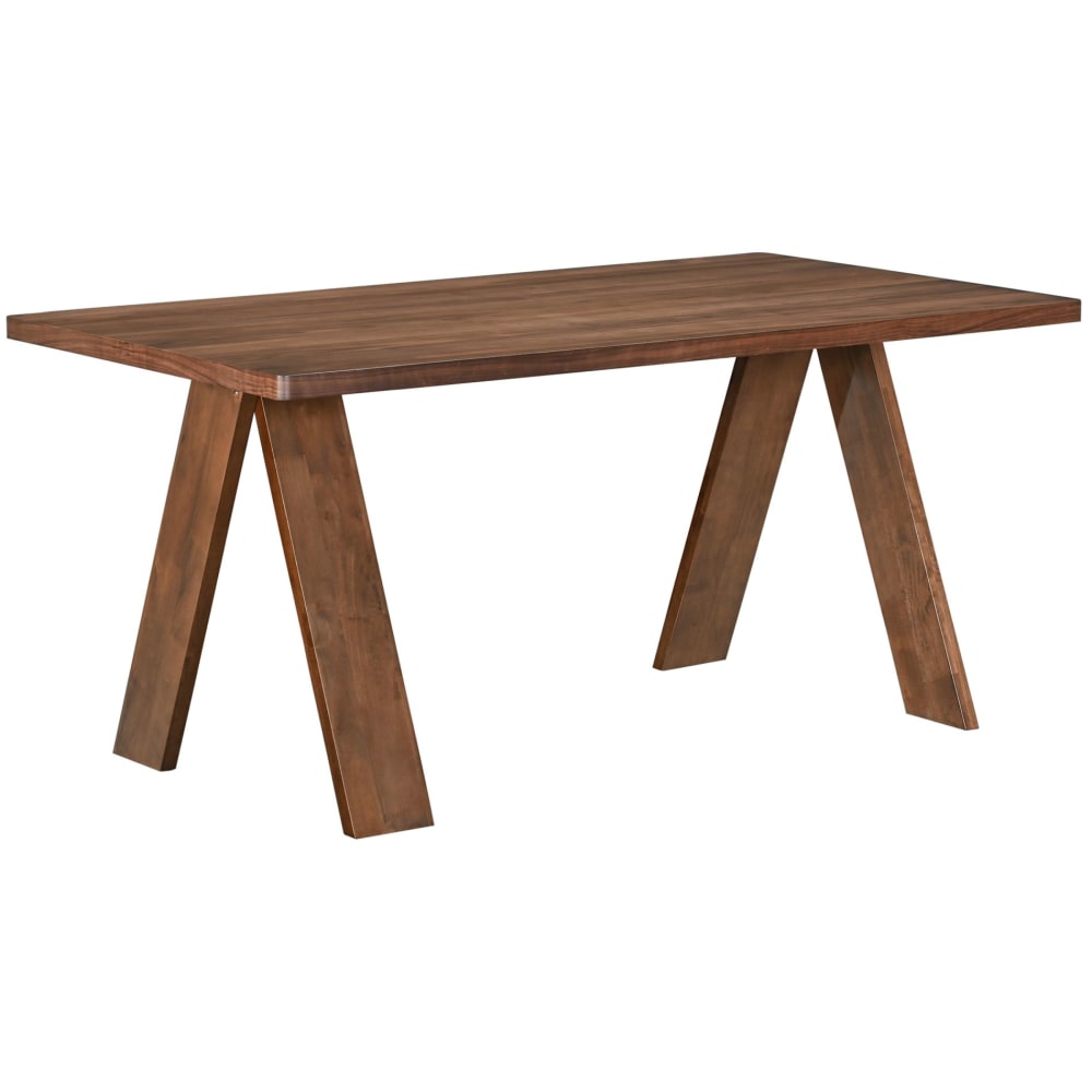 Table à manger 160x90 cm, finition noyer