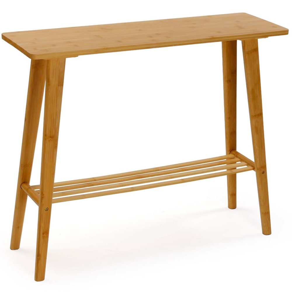 Console d'entrée en bambou 84x27x70cm