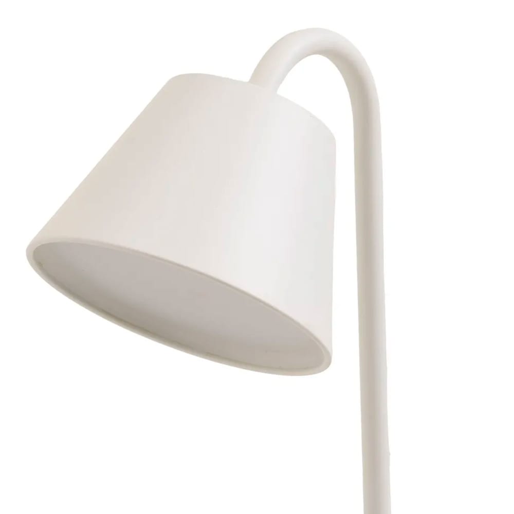 Lampe de bureau métal blanc led sans fil 11x16x32cm — vue 4