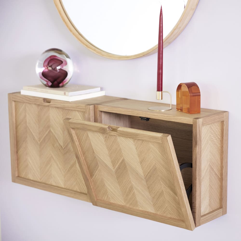 Schuhmöbel aus Holz, beige - Maisons Du Monde