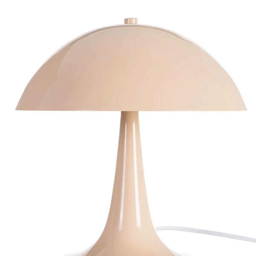 Lampe à poser champignon métal beige 25x25x27.5cm — vue 3