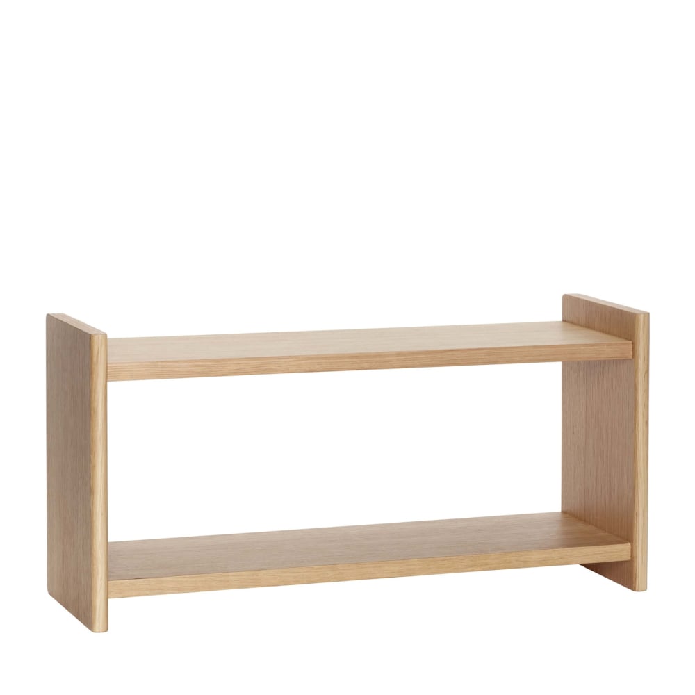 Étagère murale en bois clair