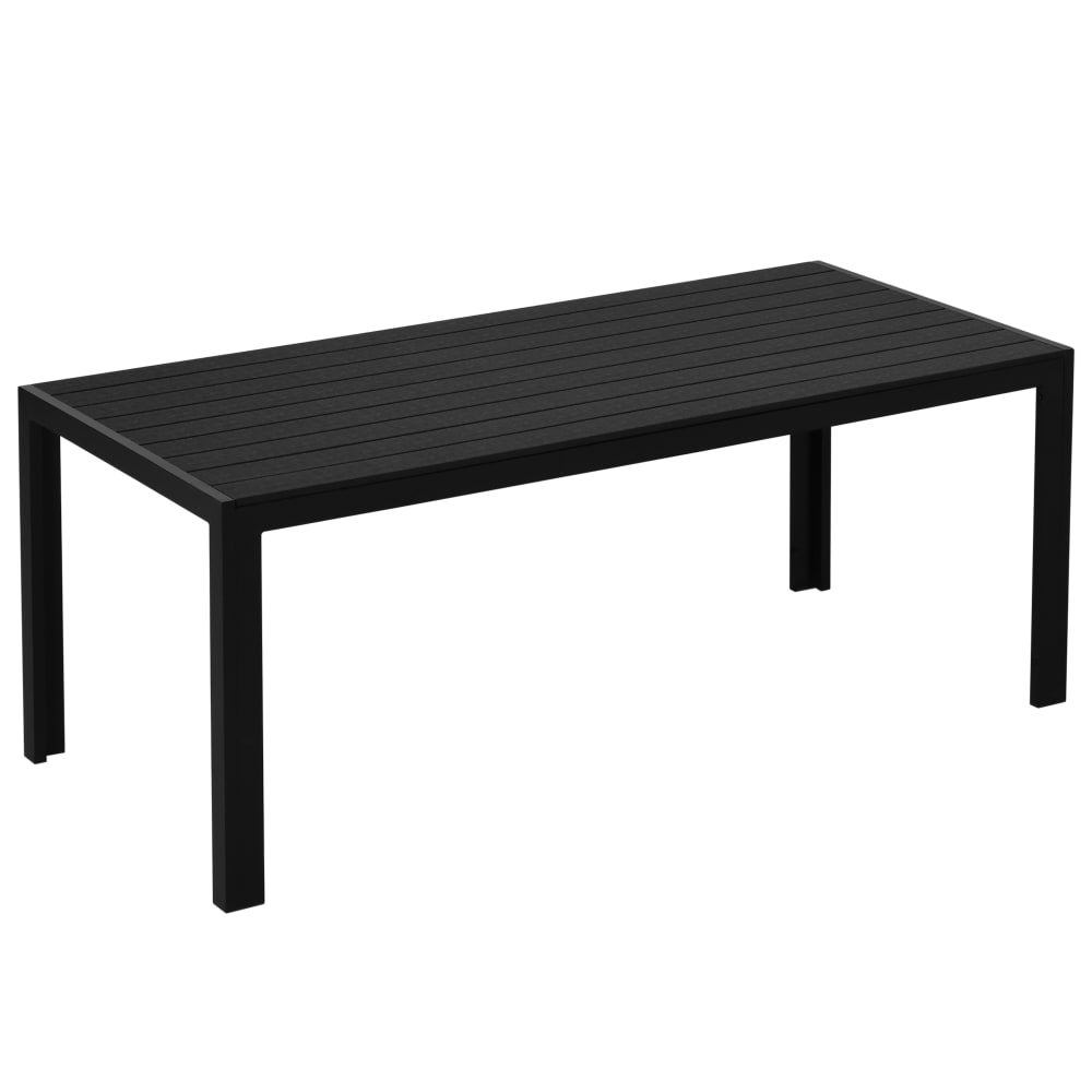 Table de jardin en aluminium - plateau