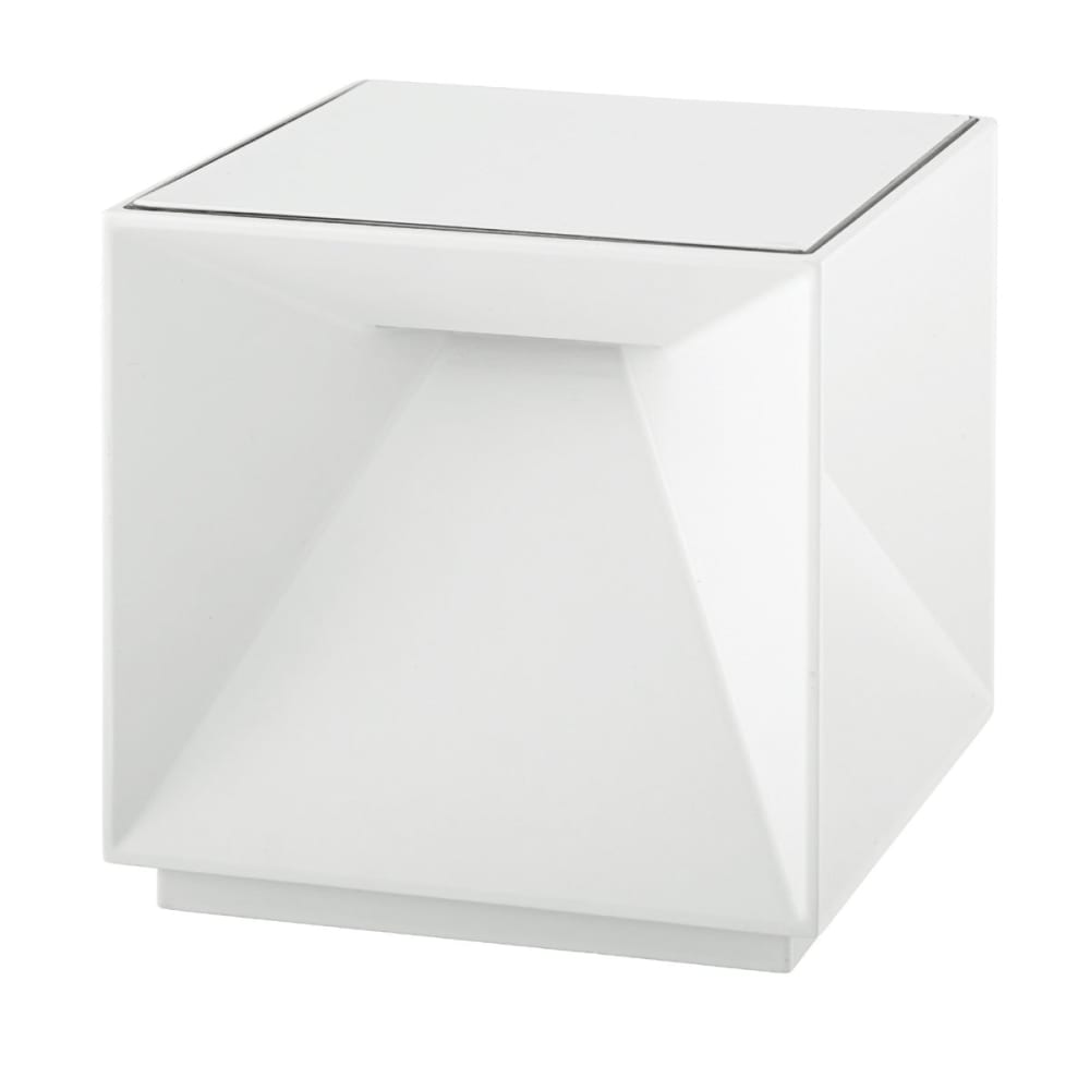 Lampe de chevet sans fil Aluminium Blanc h10cm