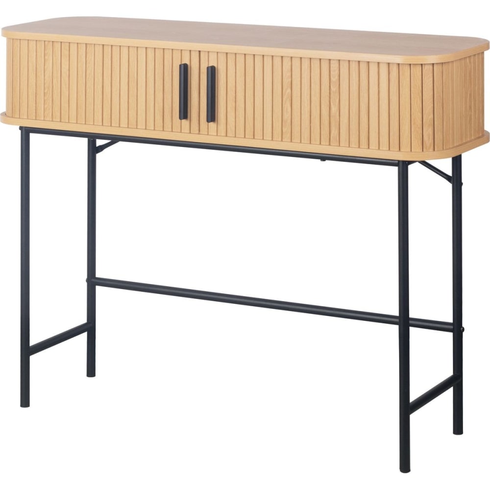 Console 2 portes effet Chêne 100 cm