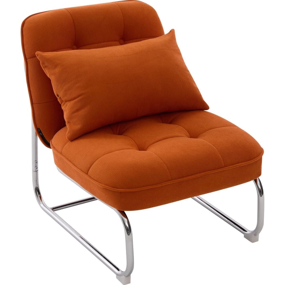 Fauteuil en velours côtelé