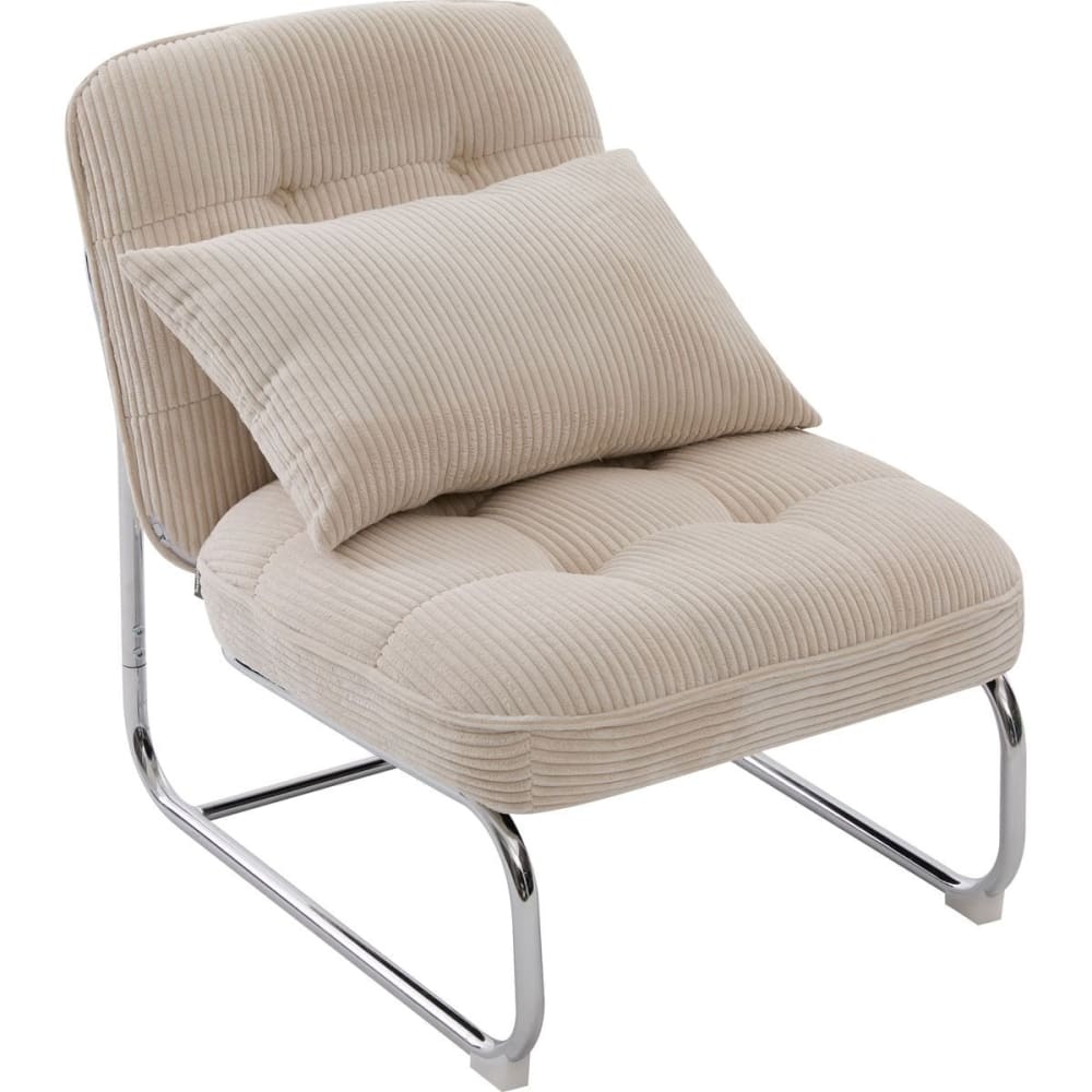 Fauteuil en velours côtelé
