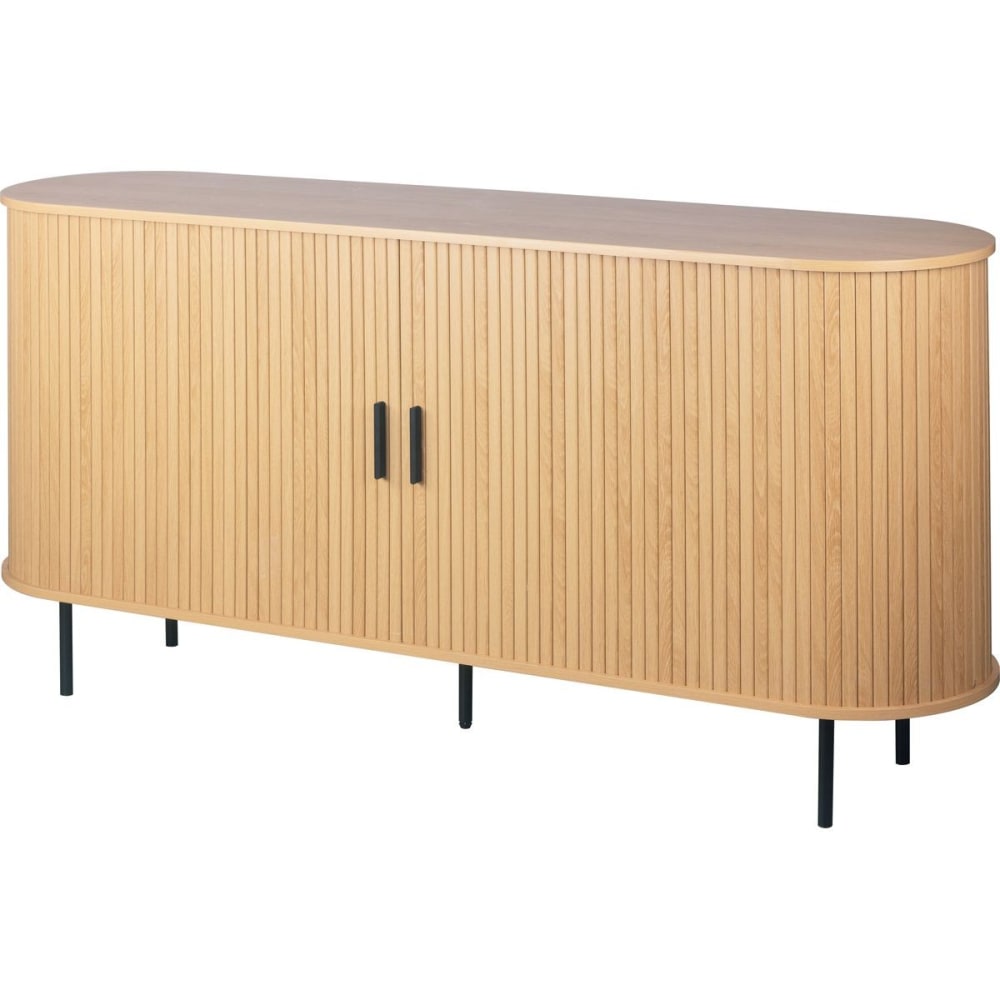 Buffet 2 portes effet Chêne 160 cm