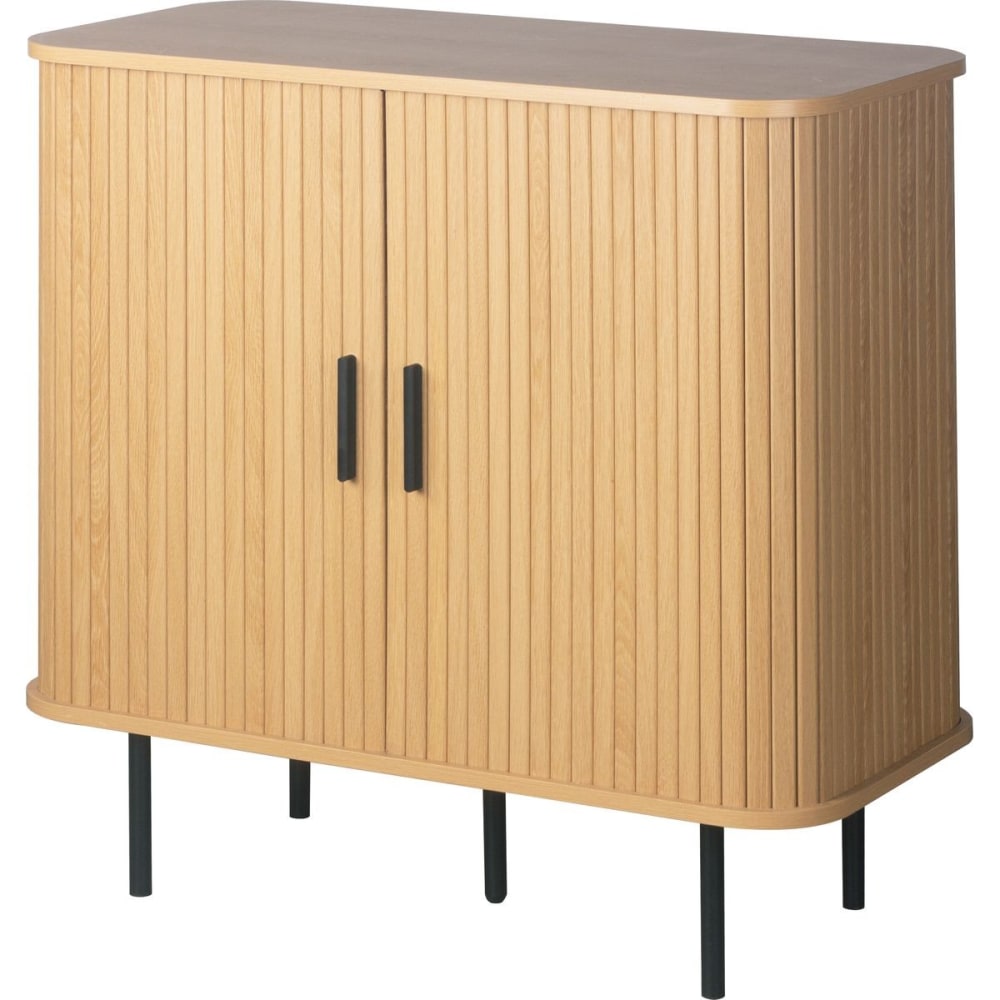 Buffet 2 portes effet Chêne 80 cm