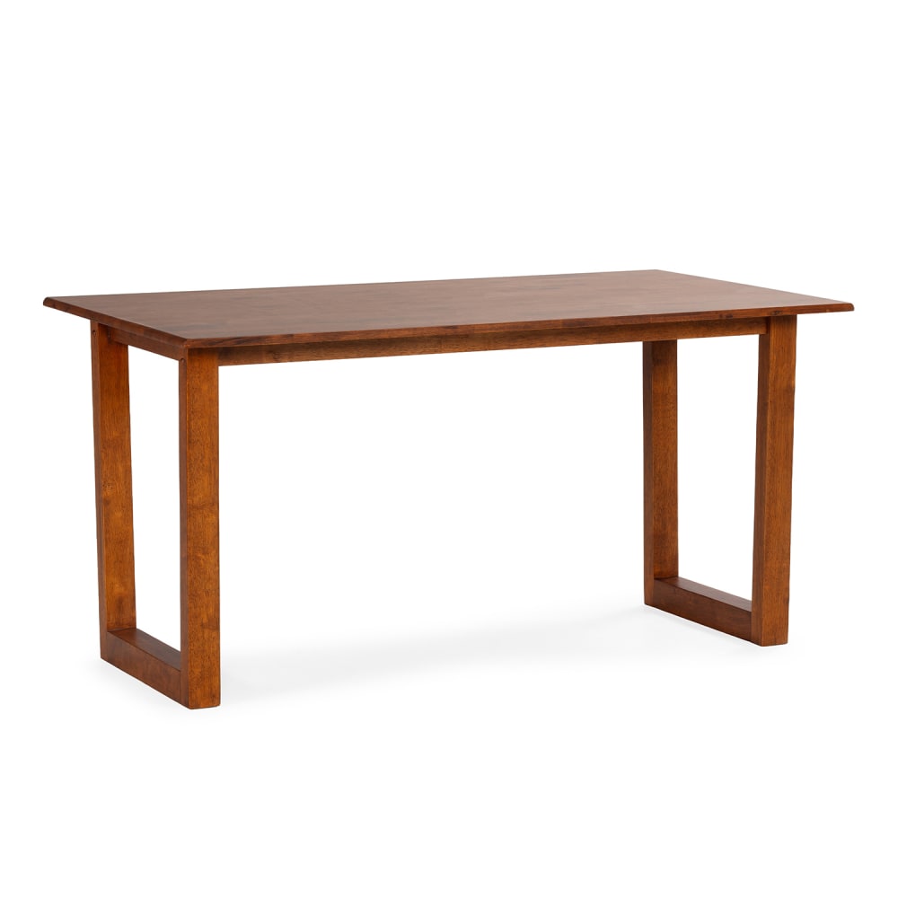 HOMN Esstisch 140 cm Walnussfarbe style modern Braun Holz