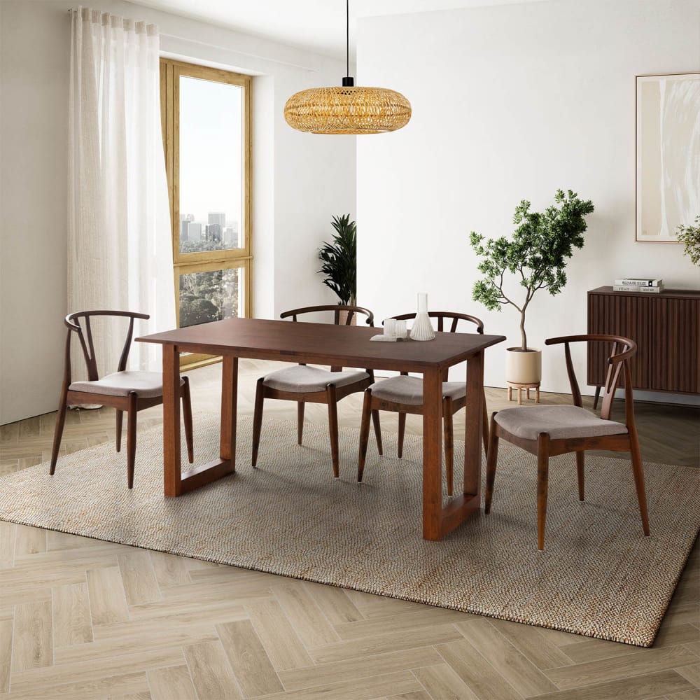 Esstisch 140 cm Walnussfarbe - Maisons Du Monde