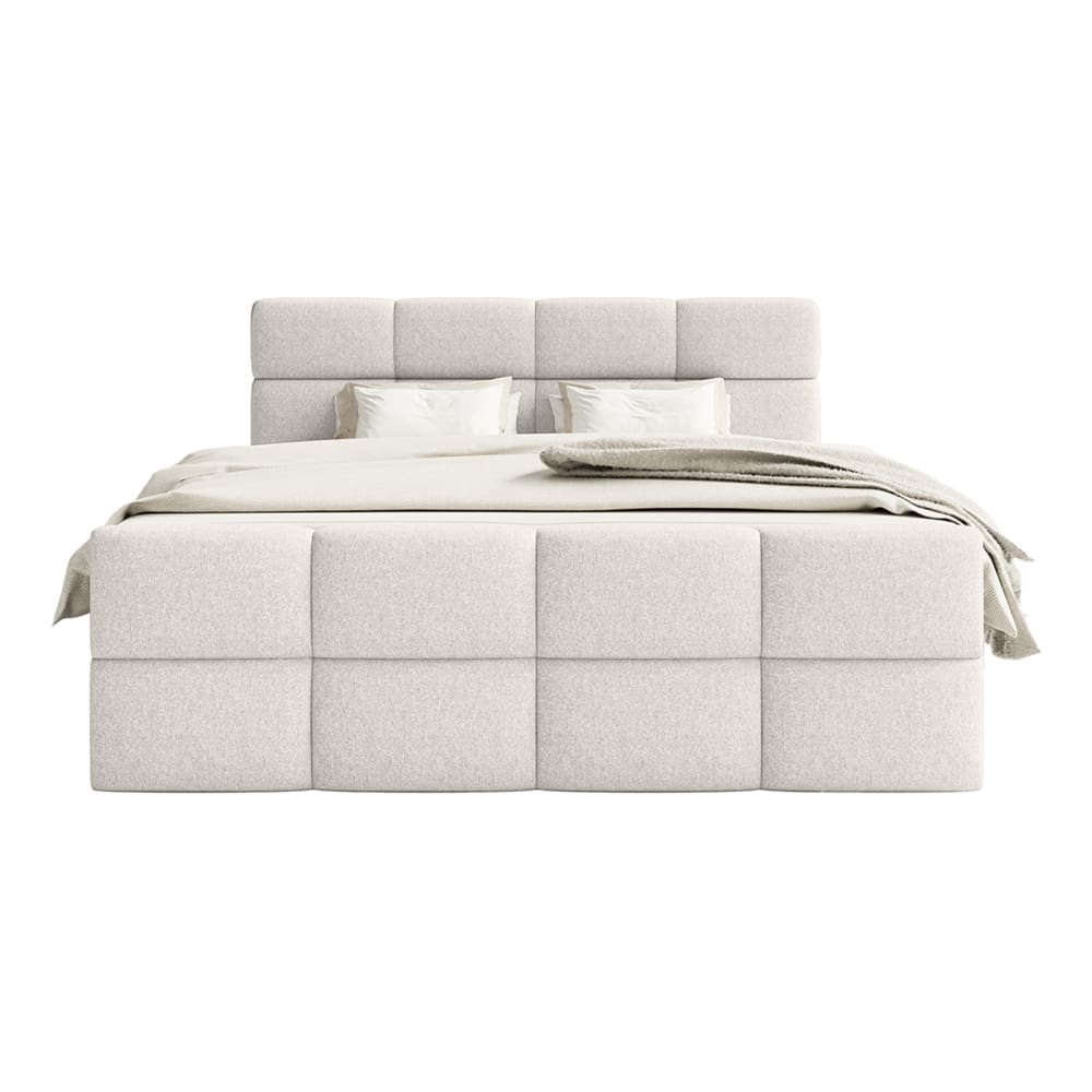 Lit box spring en velours