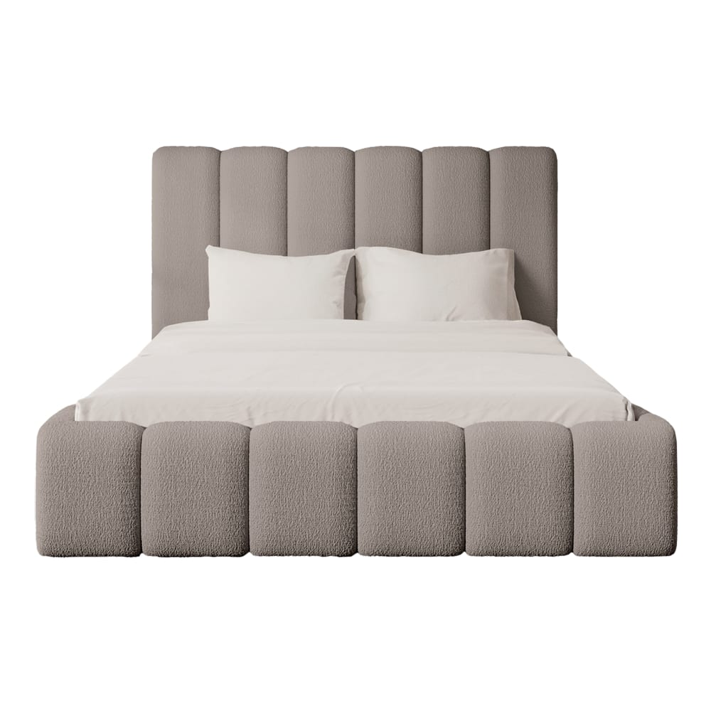 Lit tapissier en tissu